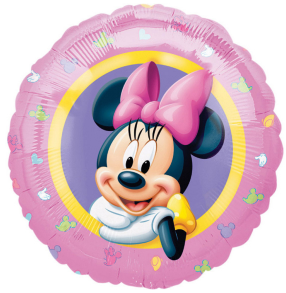 Folienballon - Minnie Mouse, Clubhouse - ø 43cm